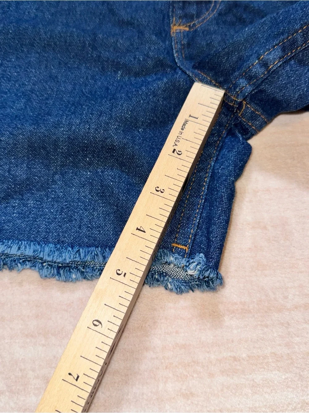 Rustler Indigo Denim Cutoff Shorts